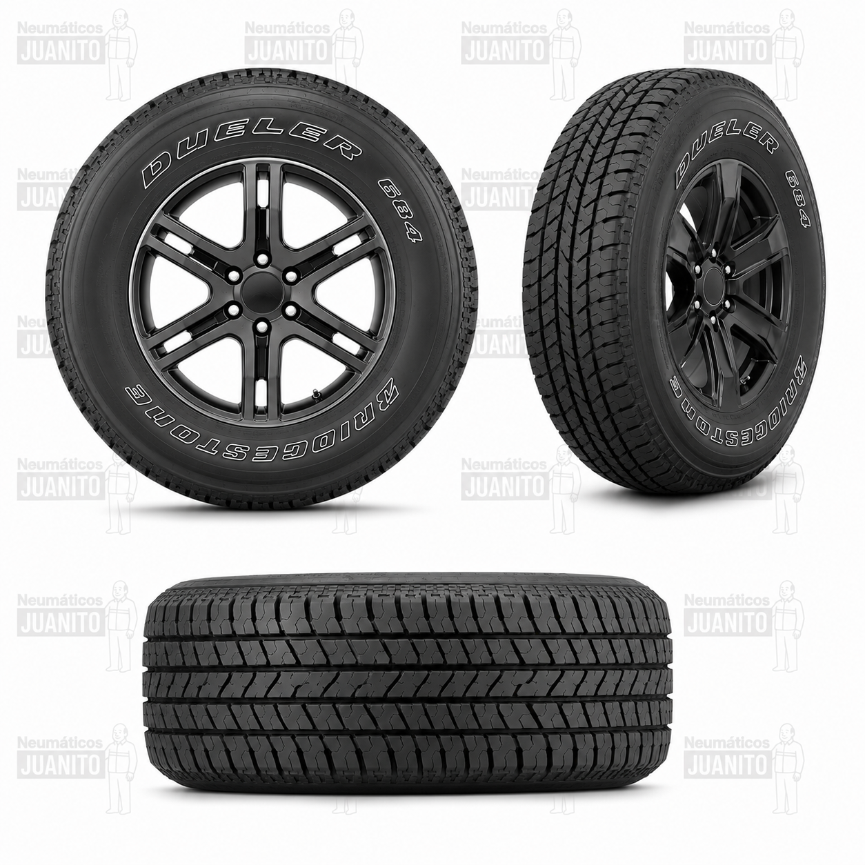 NEUMATICOS 265/70R16 BRIDGESTONE DUELER 684 ll